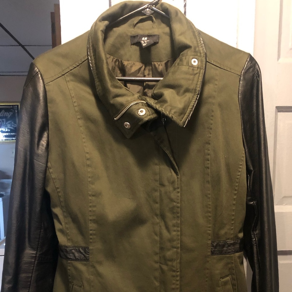 H&M Olive Jacket sz.10